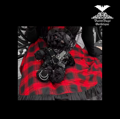 Midnight Misfit Bear Plush