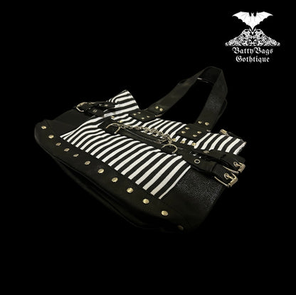 Anarchy Pinstripe Satchel